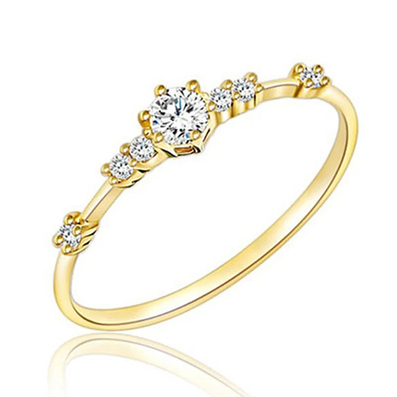 USTAR Exquisite Cubic Zirconia Simple midi Rings for women fashion jewelry Sparkly Crystals Engagement rings Female Anel gift 
USTAR Exquisite Cubic Zirconia Simple midi Rings for women fashion jewelry Sparkly Crystals Engagement rings Female Anel gift
