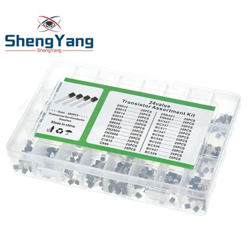 24Values TO-92 Transistor Assortment Assorted Kit Each BC327 BC337 BC517 BC547 BC548 BC549 2N2222 3906 3904 5401 5551 C945 1015
24Values TO-92 Transistor Assortment Assorted Kit Each BC327 BC337 BC517 BC547 BC548 BC549 2N2222 3906 3904 5401 5551 C945 1015