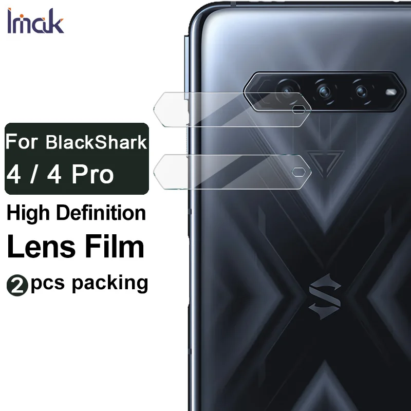 Для Black Shark 4 Camera защитная пленка из закаленного стекла IMAK 2 шт Защита объектива