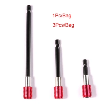 1/4 Inch Hex Shank Quick Release Screwdriver Magnetic Drill Bit Holder Extension
1/4 Inch Hex Shank Quick Release Screwdriver Magnetic Drill Bit Holder Extension