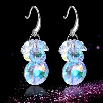 SEVEN GIRL Luxury Zircon Stone Droop Earrings For Women Wedding Gift Trebdy Jewelry
SEVEN GIRL Luxury Zircon Stone Droop Earrings For Women Wedding Gift Trebdy Jewelry