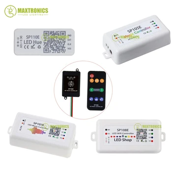 SP108E/107E/105E/110E SPI WIFI Bluetooth pixel IC Music Controller by smart phone APP For WS2812B WS2813 SK6812 Strip DC5-12V
SP108E/107E/105E/110E SPI WIFI Bluetooth pixel IC Music Controller by smart phone APP For WS2812B WS2813 SK6812 Strip DC5-12V