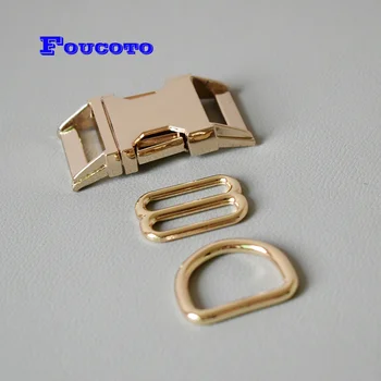 200 sets metal hardware belt buckle D rings adjuster 25mm webbing for paracord pet dog collar harness necklace DIY accessories
200 sets metal hardware belt buckle D rings adjuster 25mm webbing for paracord pet dog collar harness necklace DIY accessories