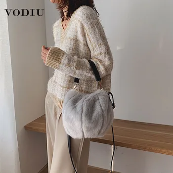 Plush Casual Crossbody Bag Cute Women Plush Handbags Ladies Shoulder Panelled Leather Belt Wild Fashion Shoulder Messenger Bags
Plush Casual Crossbody Bag Cute Women Plush Handbags Ladies Shoulder Panelled Leather Belt Wild Fashion Shoulder Messenger Bags