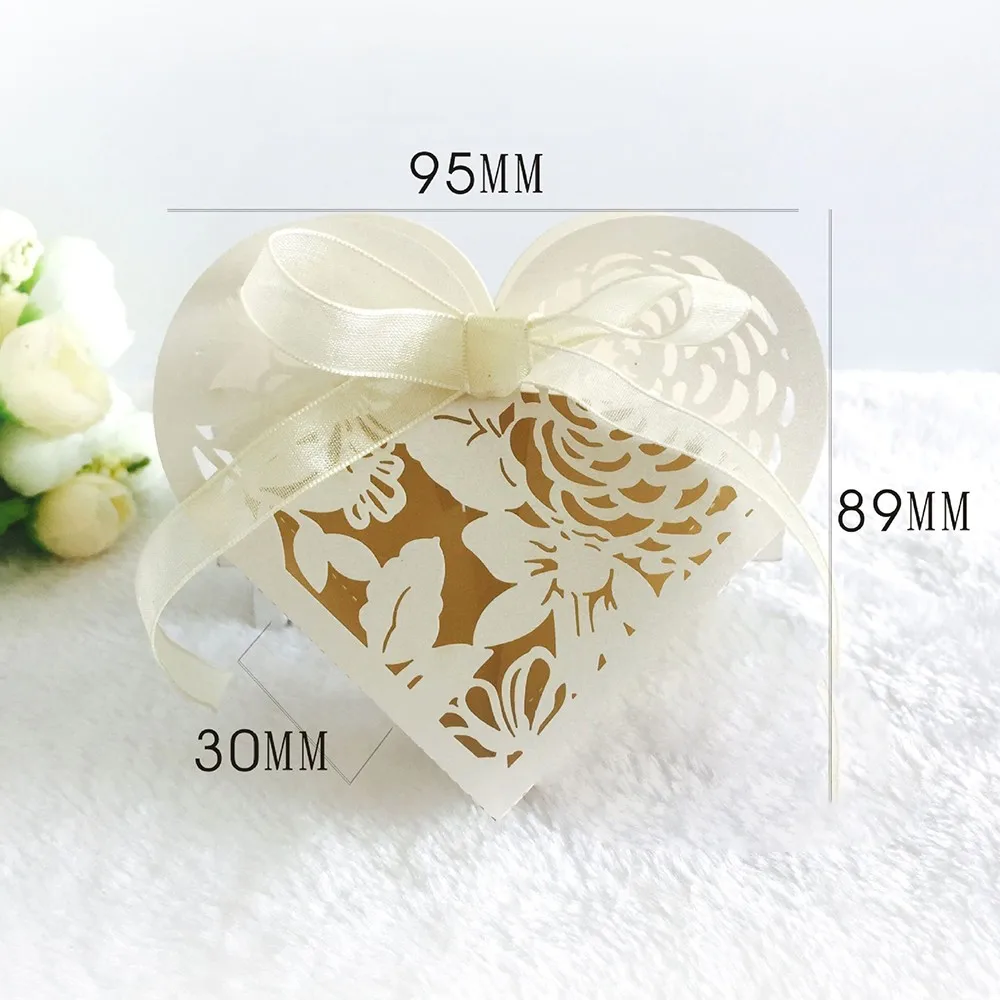wedding hollow box love carton sweets cake gift favour favors