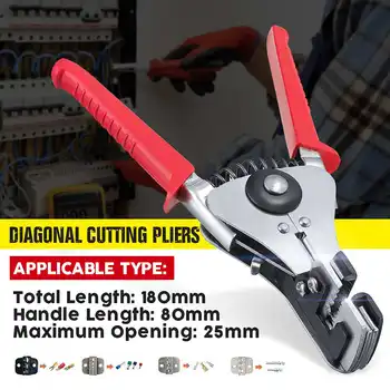DIY Brand Automatic Cable Wire Stripper Stripping Crimper Crimping Plier Cutter Tool Diagonal Cutting Pliers 0.5-2.2mm
DIY Brand Automatic Cable Wire Stripper Stripping Crimper Crimping Plier Cutter Tool Diagonal Cutting Pliers 0.5-2.2mm