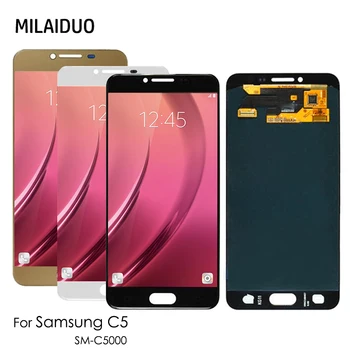 AMOLED LCD for SAMSUNG Galaxy C5 C5000 SM-C5000 LCD Display Touch Screen Digitizer 5.2'' Assembly Replacement Parts New
AMOLED LCD for SAMSUNG Galaxy C5 C5000 SM-C5000 LCD Display Touch Screen Digitizer 5.2'' Assembly Replacement Parts New