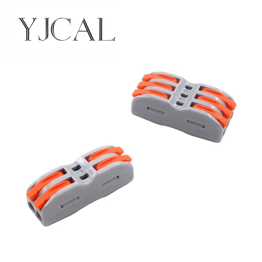 YJCAL Push-on Terminal Block Cage Spring Universal Fast Wiring Clip Copper-aluminum Butt Plug Wire Connector Safe PC Material
YJCAL Push-on Terminal Block Cage Spring Universal Fast Wiring Clip Copper-aluminum Butt Plug Wire Connector Safe PC Material
