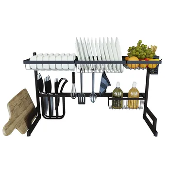 Luxurious Practical Stainless Steel Kitchen Drain Rack Structure Sturdy Durable Easy To Clean Multi-function Sink Dish Rack
Luxurious Practical Stainless Steel Kitchen Drain Rack Structure Sturdy Durable Easy To Clean Multi-function Sink Dish Rack