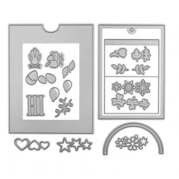 Carbon Steel Metal Cutting Dies Card Wreath Slider Flower leaf Stencil Scrapbooking Embossing Paper Craft Knife Mould
Carbon Steel Metal Cutting Dies Card Wreath Slider Flower leaf Stencil Scrapbooking Embossing Paper Craft Knife Mould