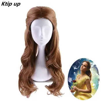 Ktip Up Beauty And The Beast Princess Belle Wig Cosplay Costume Women Long Wavy Synthetic Hair Halloween Party Role Play Wigs
Ktip Up Beauty And The Beast Princess Belle Wig Cosplay Costume Women Long Wavy Synthetic Hair Halloween Party Role Play Wigs