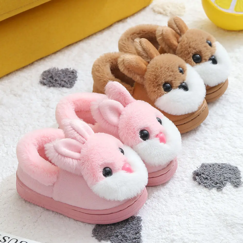 Детские хлопковые тапочки с мультяшным Кроликом, мягкая нескользящая подошва для мальчиков и девочек, теплые тапочки, Зимние Симпатичные пушистые тапочки, обувь для малышей
Детские хлопковые тапочки с мультяшным Кроликом, мягкая нескользящая подошва для мальчиков и девочек, теплые тапочки, Зимние Симпатичные пушистые тапочки, обувь для малышей