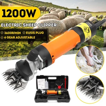 1200W 6 Gears Electric Sheep Shearing Machine Clipper Shear Goats Alpaca Shears Pet Hair Shearing Cutter Wool Scissor Farm Cut
1200W 6 Gears Electric Sheep Shearing Machine Clipper Shear Goats Alpaca Shears Pet Hair Shearing Cutter Wool Scissor Farm Cut
