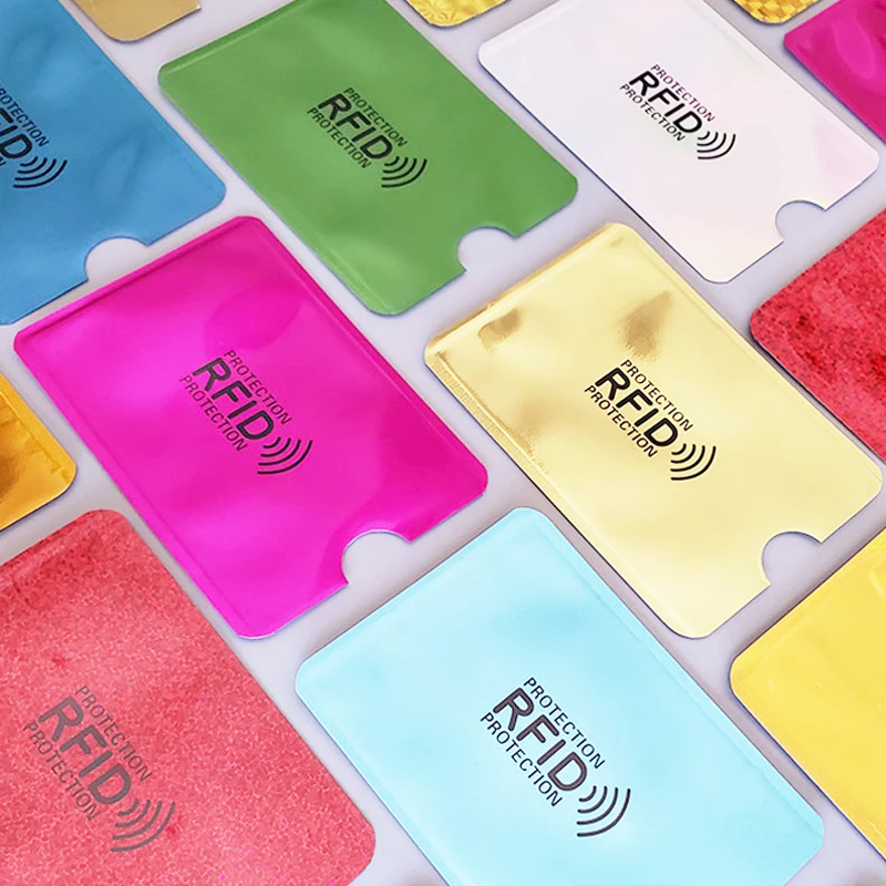 5 pcs/lot Anti Rfid Blocking Reader Card Cover Aluminum Foil Credit Card Holder Protection ID Bank Card Case Safty Pack
5 pcs/lot Anti Rfid Blocking Reader Card Cover Aluminum Foil Credit Card Holder Protection ID Bank Card Case Safty Pack