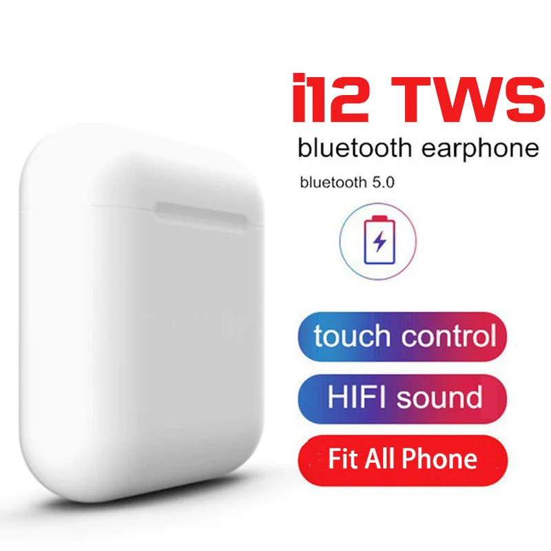 i12 TWS Original Wireless Earphones Bluetooth Headset i12tws Head phone Touch Control i 12tws Earbuds PK i10 i20 tws i30 i60 i80
i12 TWS Original Wireless Earphones Bluetooth Headset i12tws Head phone Touch Control i 12tws Earbuds PK i10 i20 tws i30 i60 i80