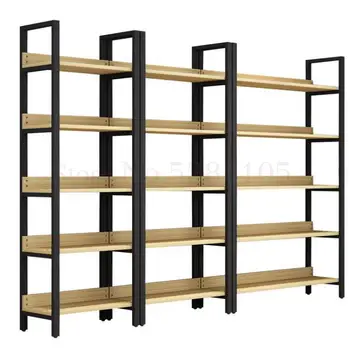 Tieyi Bookshelf Shelf Shelf Multi-storey Combined Shelf Household Landing Shelf Exhibition Shelf Combined Steel And Wood Shelf
Tieyi Bookshelf Shelf Shelf Multi-storey Combined Shelf Household Landing Shelf Exhibition Shelf Combined Steel And Wood Shelf