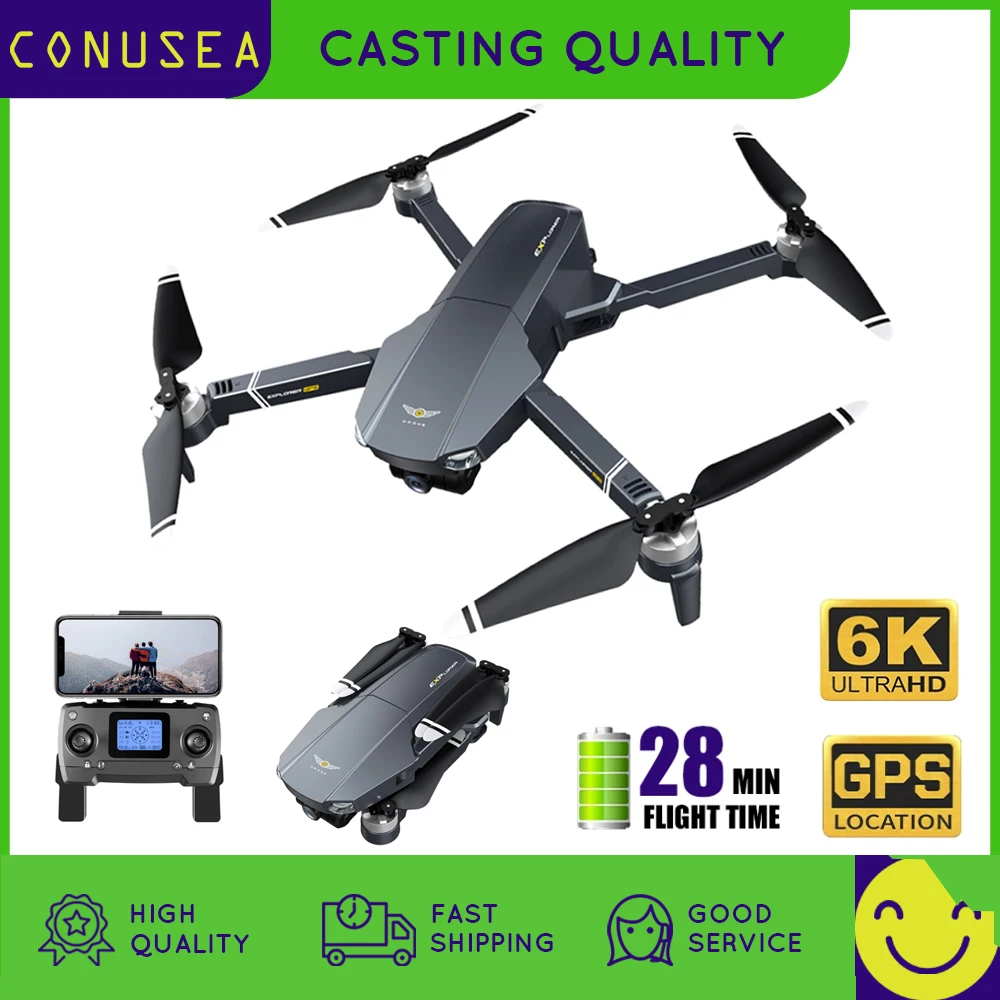 

JJRC X20 Drone 6K Profesional Quadcopter with Camera 3-Axis Gimbal Wifi Fpv 28Min Flight Time Gps Drones Dron Remote Helicopter