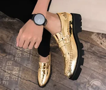 Men Shoes New Fashion Pu Leather Slip-on Shoes Male Casual Formal Luxury Dress Loafers Platform Shoes Zapatos De Hombre LB003
Men Shoes New Fashion Pu Leather Slip-on Shoes Male Casual Formal Luxury Dress Loafers Platform Shoes Zapatos De Hombre LB003