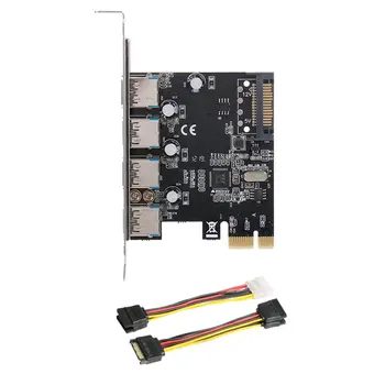 Superspeed Interface Usb 3.0 Expansion Card 4-Port Express Pci-E Desktop 4-Port Usb3.0 Pci E Adapter Card
Superspeed Interface Usb 3.0 Expansion Card 4-Port Express Pci-E Desktop 4-Port Usb3.0 Pci E Adapter Card