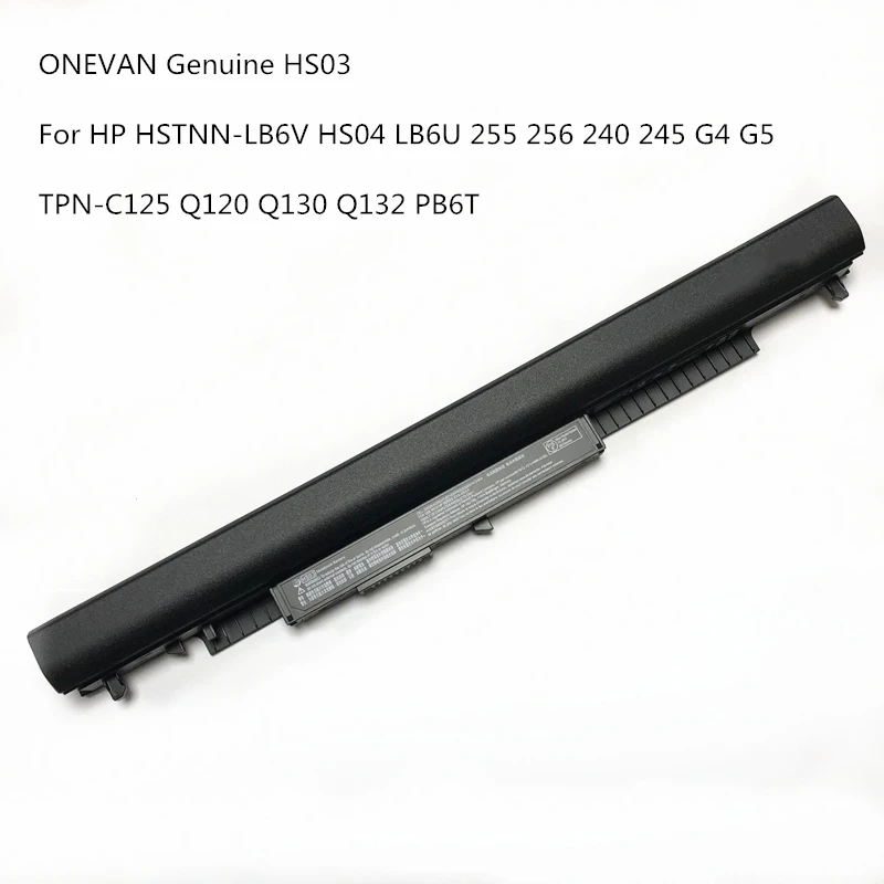ONEVAN New HS03 HSTNN-LB6V HSTNN-LB6U Battery For HP Pavilion 15-ac0XX 15-af087nw 15-af093ng 807956-001 HS04 240 245 250 255 G4
ONEVAN New HS03 HSTNN-LB6V HSTNN-LB6U Battery For HP Pavilion 15-ac0XX 15-af087nw 15-af093ng 807956-001 HS04 240 245 250 255 G4