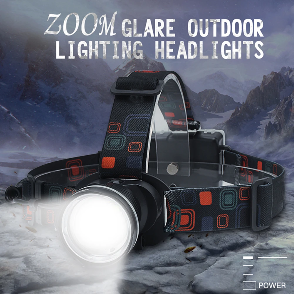LED Headlamp Zoomable Headlight Flashlight 3 Modes with White Light Waterproof Head Torch for Fishing Camping Hiking Black
LED Headlamp Zoomable Headlight Flashlight 3 Modes with White Light Waterproof Head Torch for Fishing Camping Hiking Black