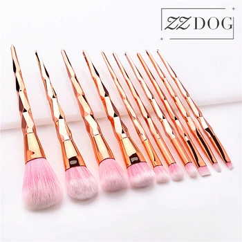 ZZDOG 10Pcs Professional Unicorn Makeup Brushes Set Metal Long Handle Powder Eye Shadow Blush Blending Cosmetic Beauty Tools 
ZZDOG 10Pcs Professional Unicorn Makeup Brushes Set Metal Long Handle Powder Eye Shadow Blush Blending Cosmetic Beauty Tools