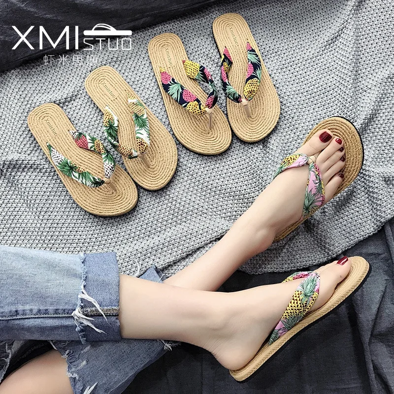 Slipper Women's Summer Outer Wear Espadrille Japanese-style Flip-flops Holiday Seaside Sandals Flat Non-slip Net Red Slippers
Slipper Women's Summer Outer Wear Espadrille Japanese-style Flip-flops Holiday Seaside Sandals Flat Non-slip Net Red Slippers