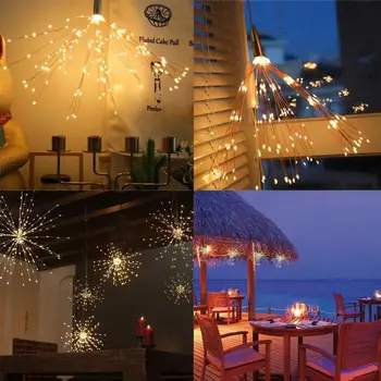 DC 6V 300LED RC Starburst Fairy String Light IP65 Waterproof Hanging Light Strings Holiday Decor Lamp with RF Remote Control
DC 6V 300LED RC Starburst Fairy String Light IP65 Waterproof Hanging Light Strings Holiday Decor Lamp with RF Remote Control