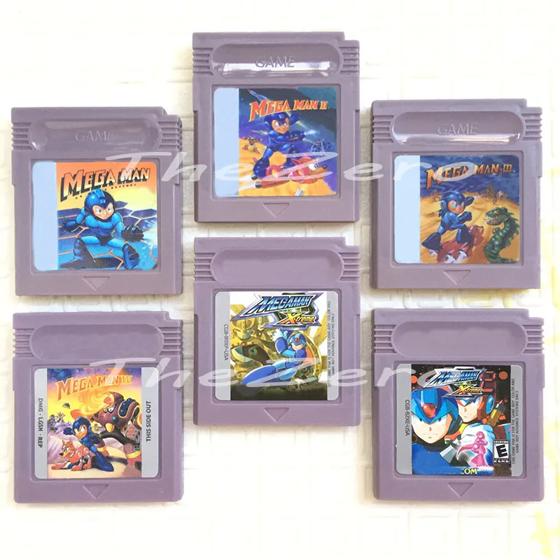 Видеоигра для 16 битной игровой консоли с картриджем Megaman Series I II III IV Xtreme