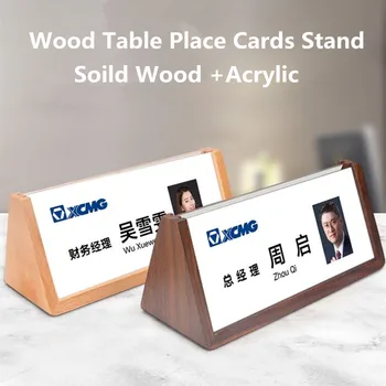 Wood Double-Sided Triangle Conference Card Seat Display Stand Table Sign Name Place Card for Student Office Meeting Room
Wood Double-Sided Triangle Conference Card Seat Display Stand Table Sign Name Place Card for Student Office Meeting Room