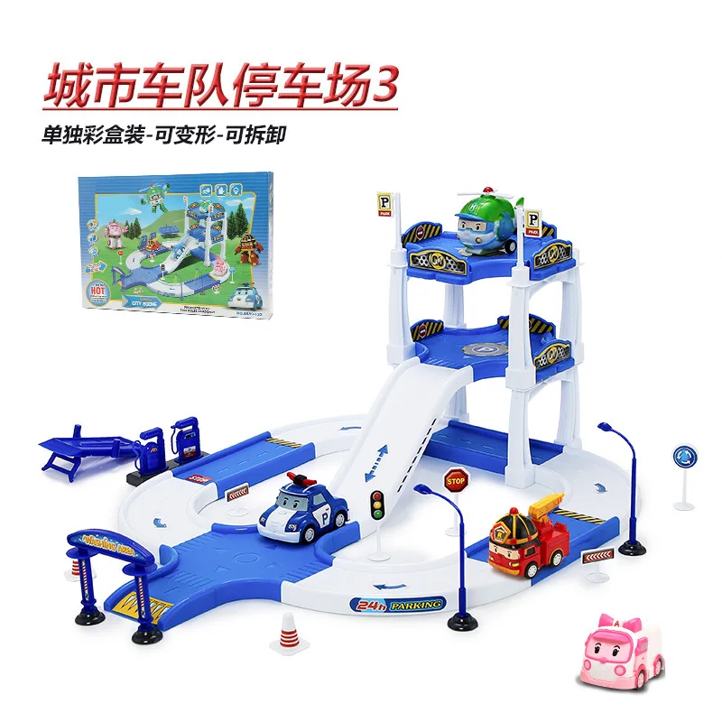 South Korea Cute City Deformation Robot Children'S Educational Assembled Parking Lot Model Set
South Korea Cute City Deformation Robot Children'S Educational Assembled Parking Lot Model Set