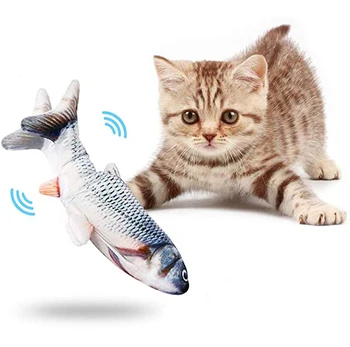 USB Charging Plush Fish Toy,Electric Simulation Fish Interactive Floppy Smart Pet kicker Fish Toy For Cat
USB Charging Plush Fish Toy,Electric Simulation Fish Interactive Floppy Smart Pet kicker Fish Toy For Cat