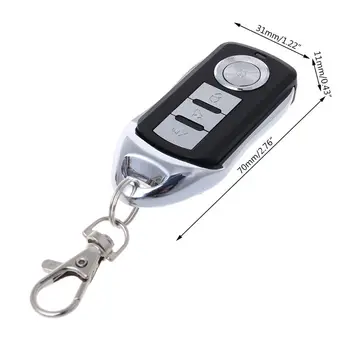RF Remote Control 4 Channel Cloning Key Duplicator Button 433MHz 315MHz Fob ONE Learning Electric Garage Door Controller
RF Remote Control 4 Channel Cloning Key Duplicator Button 433MHz 315MHz Fob ONE Learning Electric Garage Door Controller