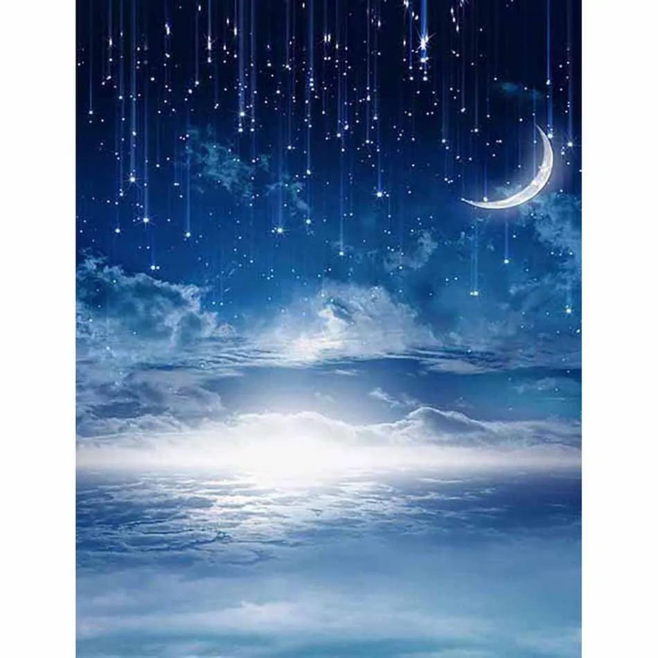CHICLITS Backdrop For Photographic Studio Night Starry Sky Moon Stars Cloud Professional Background Photobooth Photocall
CHICLITS Backdrop For Photographic Studio Night Starry Sky Moon Stars Cloud Professional Background Photobooth Photocall