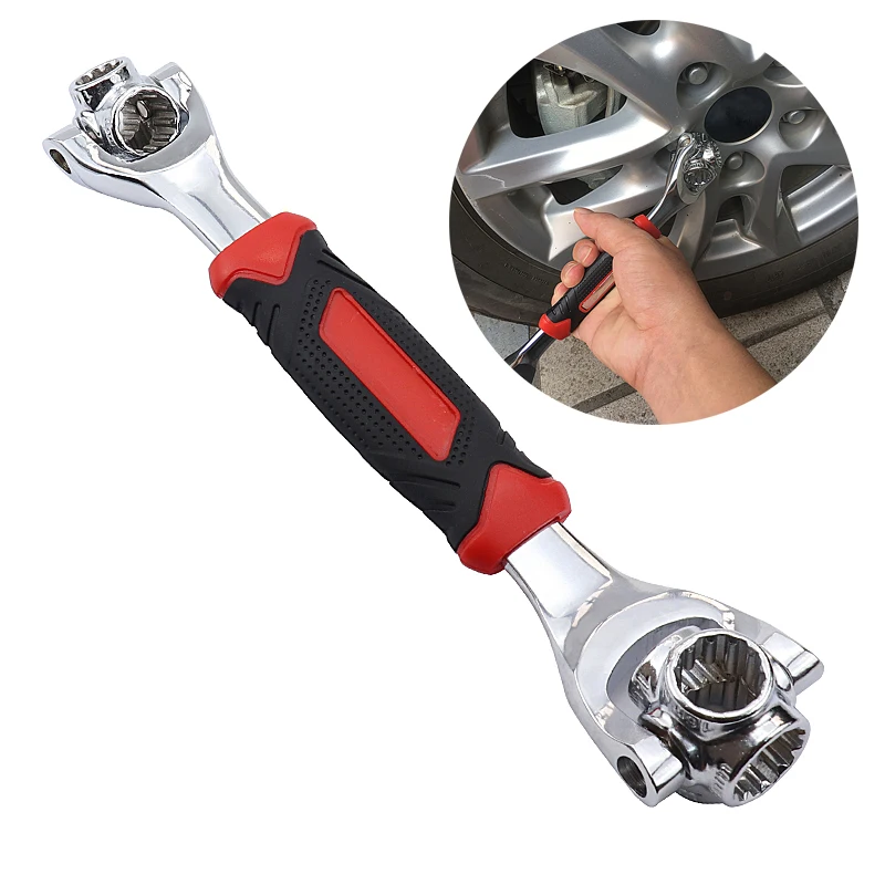 Tiger Wrench 8 in 1 Tools Socket Works with Spline Bolts Torx 360 Degree 6-Point Universial Furniture Car Repair 25cm only red
Tiger Wrench 8 in 1 Tools Socket Works with Spline Bolts Torx 360 Degree 6-Point Universial Furniture Car Repair 25cm only red