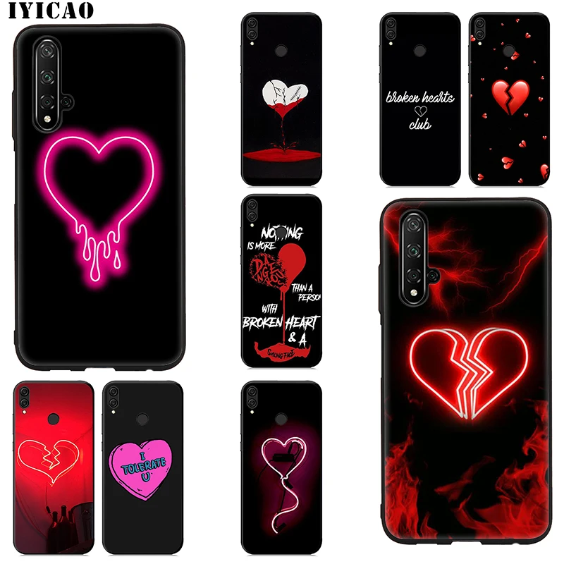 IYICAO Broken Heart Cute Soft Case for Huawei Honor 20 10 9 9X 8X 8C 7X 7C 7A 6A Lite Pro View 20 Note 10 Silicone
IYICAO Broken Heart Cute Soft Case for Huawei Honor 20 10 9 9X 8X 8C 7X 7C 7A 6A Lite Pro View 20 Note 10 Silicone