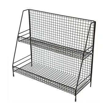 Iron Desktop Storage Shelf Cosmetic Storage Box Double Layers Metal Rack Multifunction Utensil Bracket Organizer Holder Decor
Iron Desktop Storage Shelf Cosmetic Storage Box Double Layers Metal Rack Multifunction Utensil Bracket Organizer Holder Decor