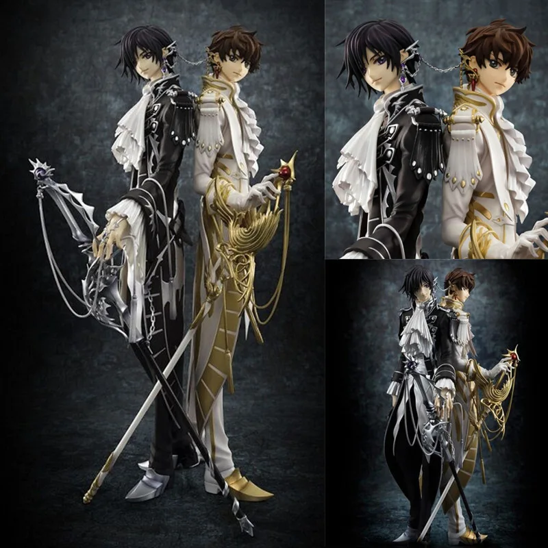 Зажим работает в коде Geass Lelouch & Suzaku Lamperouge Kururugi ПВХ код фигурка экшн