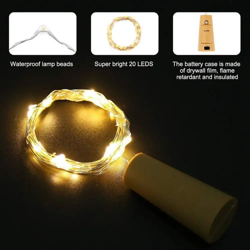 12pcs 15Led Wine Bottle Cork Light Christmas Copper Light String Colorful Christmas Tree Room Garden Decoration Light String
12pcs 15Led Wine Bottle Cork Light Christmas Copper Light String Colorful Christmas Tree Room Garden Decoration Light String