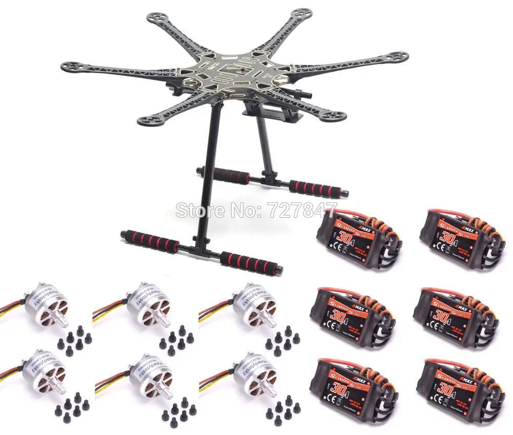 DIY RC S550 F550 500 Full Set 6-axis Aircraft Kit Frame 2312 920KV Motor 30a Brushless ESC
DIY RC S550 F550 500 Full Set 6-axis Aircraft Kit Frame 2312 920KV Motor 30a Brushless ESC