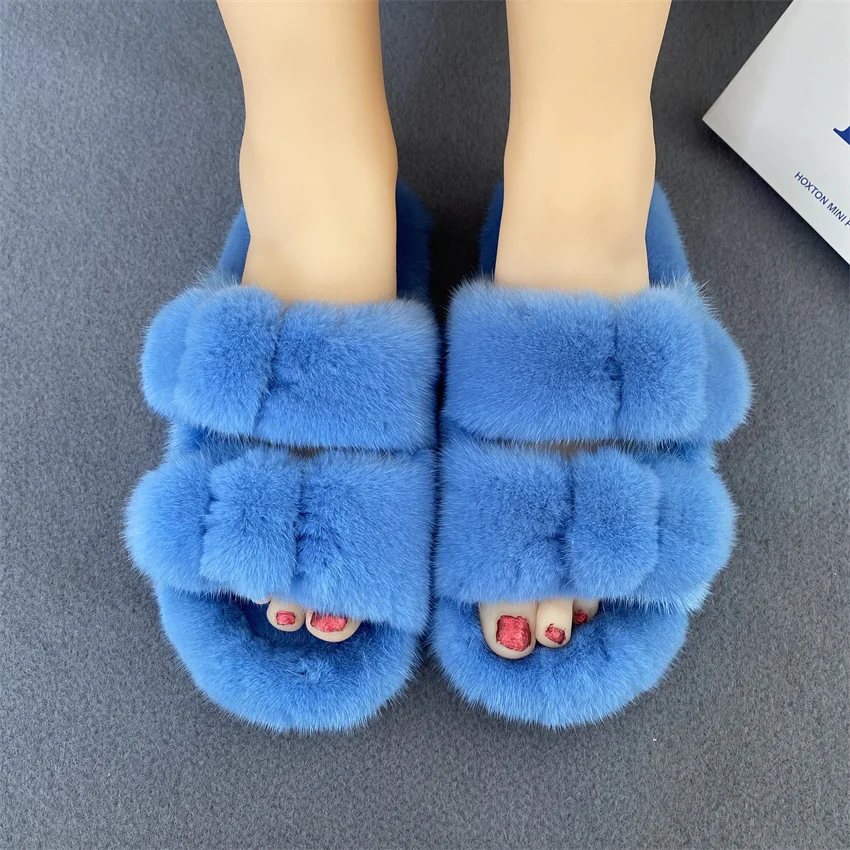 صيف 2025 ريال فرو المنك النعال للنساء النعال المفتوحة تو أحذية الفراء الحقيقي في الهواء الطلق امرأة شقة رقيق أفخم الصنادل النسائية صيف 2025 ريال فرو المنك النعال للنساء النعال المفتوحة تو أحذية الفراء الحقيقي في الهواء الطلق امرأة شقة رقيق أفخم الصنادل النسائية