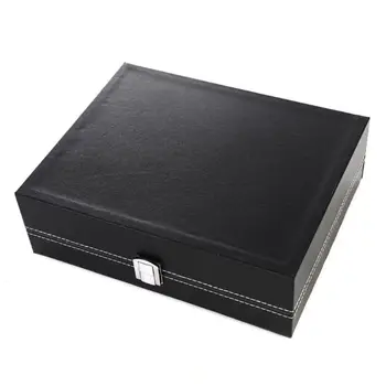 Luxury 10 Slots PU Leather Watch Display Box Storage Case Large Holder Organizer
Luxury 10 Slots PU Leather Watch Display Box Storage Case Large Holder Organizer