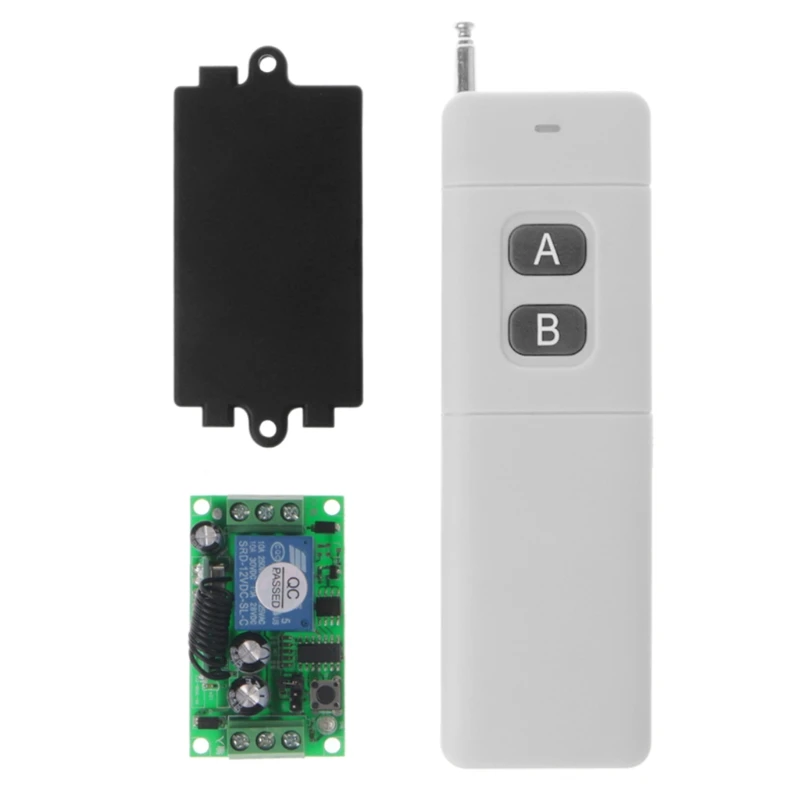 3000m Long Range DC 12V 2CH RF Wireless Remote Control Switch System 315 Mhz 2-Key Transmitter + Receiver
3000m Long Range DC 12V 2CH RF Wireless Remote Control Switch System 315 Mhz 2-Key Transmitter + Receiver