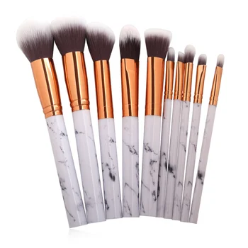 10Pcs Marble Make Up Brushes Foundation Eyebrow Eyeliner Blush Cosmetic Concealer Brushes Super Soft Hair
10Pcs Marble Make Up Brushes Foundation Eyebrow Eyeliner Blush Cosmetic Concealer Brushes Super Soft Hair