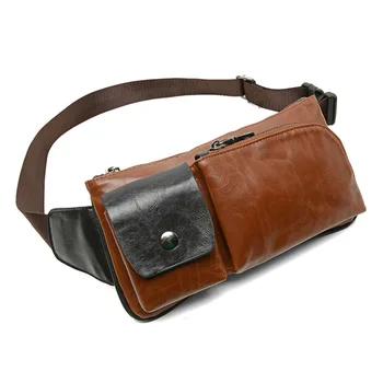 Fashion Men Leather Waist Bag Multi-pocket and Multiple Zipper Belt Bag Adjustable Belt Fanny Pack Shopping Phone Bags
Fashion Men Leather Waist Bag Multi-pocket and Multiple Zipper Belt Bag Adjustable Belt Fanny Pack Shopping Phone Bags