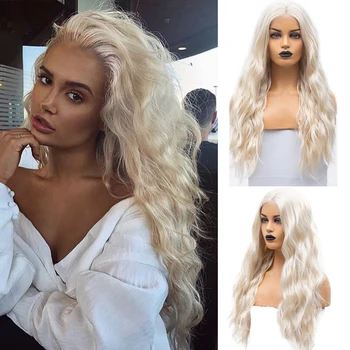 Charisma Honey Blonde Wig Long Wavy Hair Heat Resistant Fiber Synthetic Lace Front Wig Glueless Cosplay Wig Free SWhipping 
Charisma Honey Blonde Wig Long Wavy Hair Heat Resistant Fiber Synthetic Lace Front Wig Glueless Cosplay Wig Free SWhipping