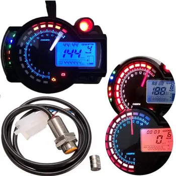 New Motorcycle Digital Instrument Speedometer Odometer Adjustable Panel 7 Color LCD Display Gauge For RX2N 4 Cylinder 
New Motorcycle Digital Instrument Speedometer Odometer Adjustable Panel 7 Color LCD Display Gauge For RX2N 4 Cylinder