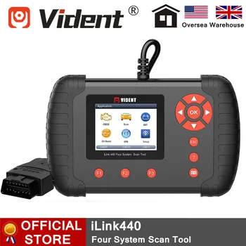 VIDENT iLink440 Four System Scan Tool Support Battery Configuration/EPB Service/Oil light/Service Reset functions
VIDENT iLink440 Four System Scan Tool Support Battery Configuration/EPB Service/Oil light/Service Reset functions