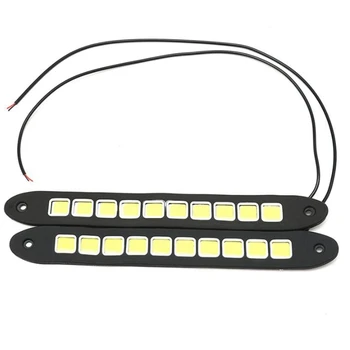 2X Car Drl Led Daytime Running Light Fog Cob Strip Lights Flexible Auto Car Driving Turning Signal Lamp Waterproof 12V
2X Car Drl Led Daytime Running Light Fog Cob Strip Lights Flexible Auto Car Driving Turning Signal Lamp Waterproof 12V