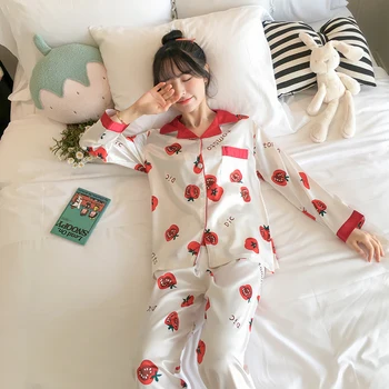 Silk pajamas for women Party Pyjama 2020 spring New Women's satin Long Sleeve Pajamas Set Loose home clothes lady Sleepwear suit 
Silk pajamas for women Party Pyjama 2020 spring New Women's satin Long Sleeve Pajamas Set Loose home clothes lady Sleepwear suit